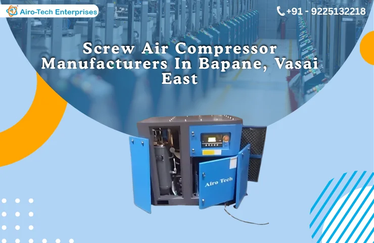 Screw Air Compressor Manufacturers In Bapane, Vasai East