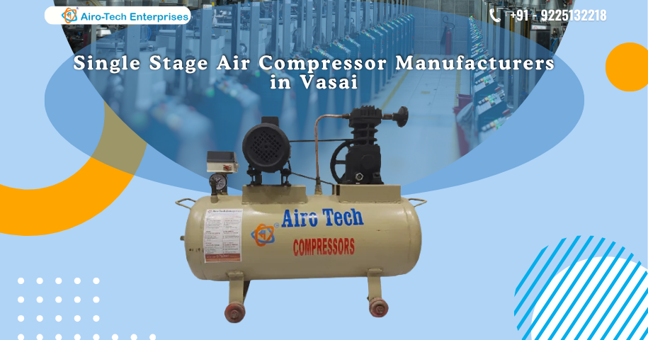 Single Stage Air Compressor Manufacturers in Vasai